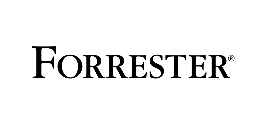 Forrester logo black wordmark
