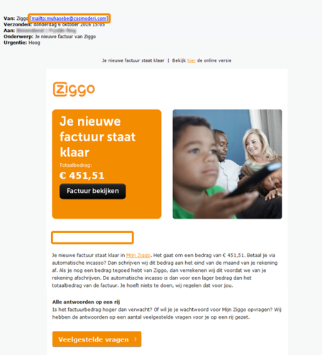 Ziggo ransomware phishing campaign still increasing in size | Fox IT